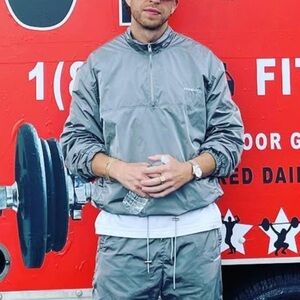 Men's Gray MISBHV Windbreaker Jacket